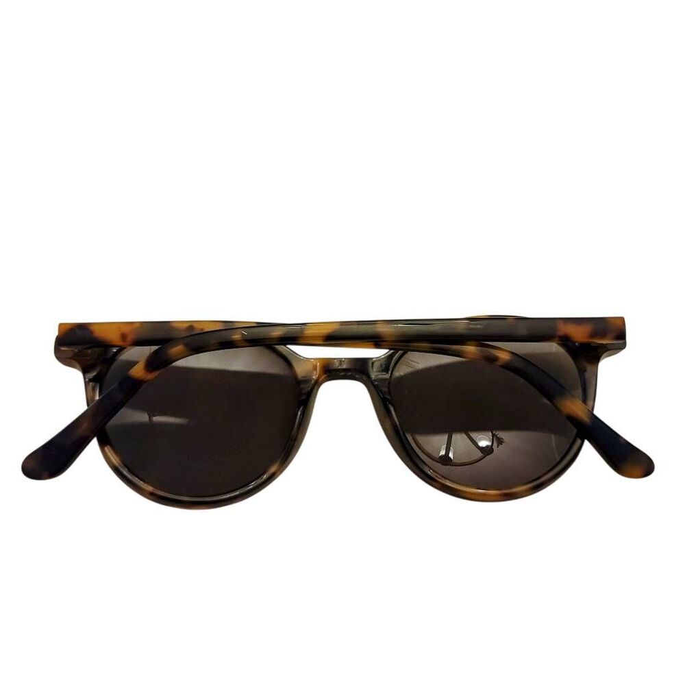 Madewell Layton Tortoise Shell Sunglasses with NEW Soft Leather Case - Picture 4 of 15